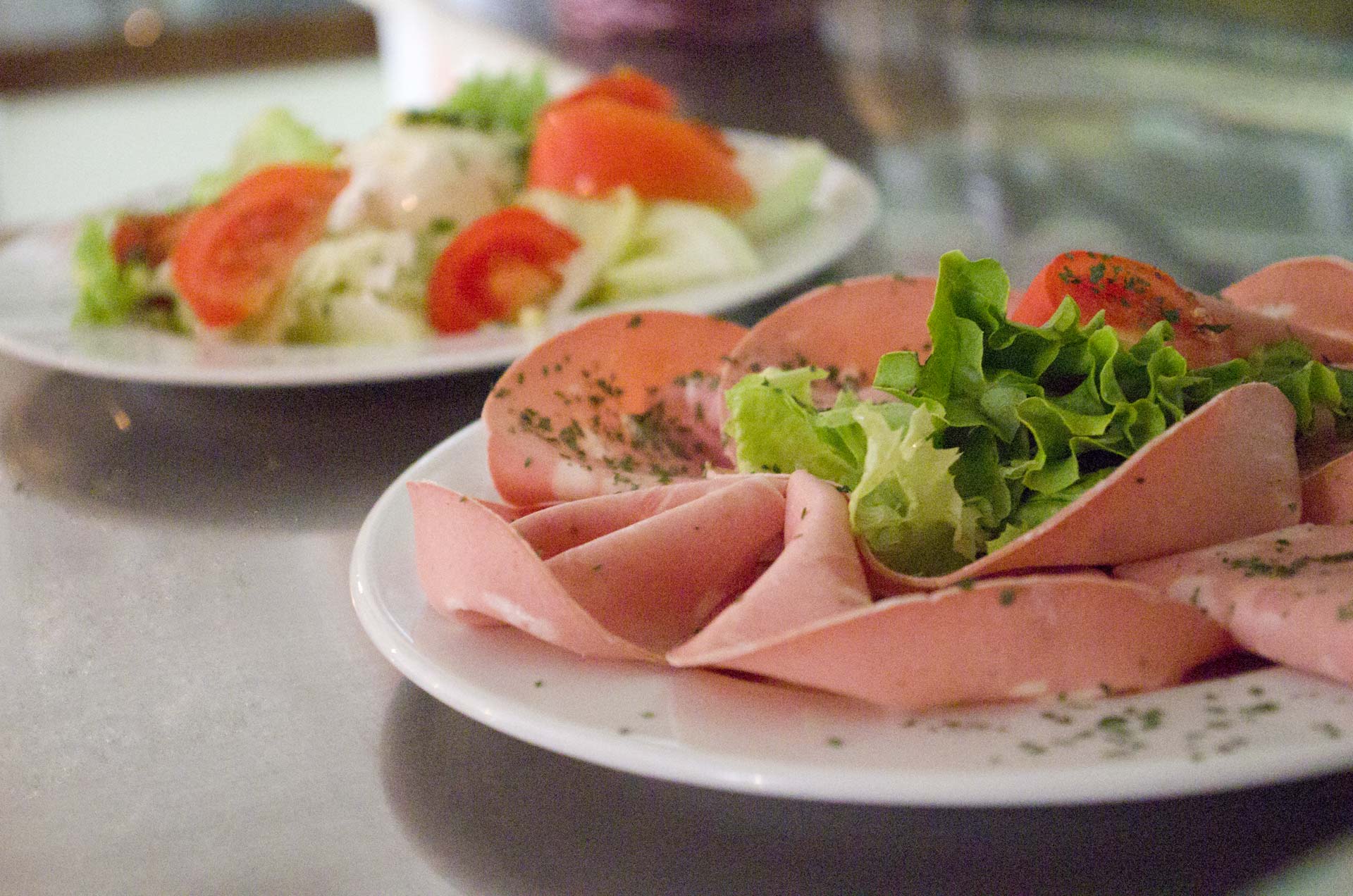 Assiette de charcuterie italienne